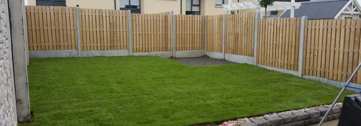 Synthetic grass and patio installation North Dublin